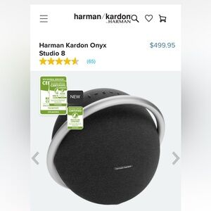 Unopened- Brand New Harman Kardon Onyx Speaker